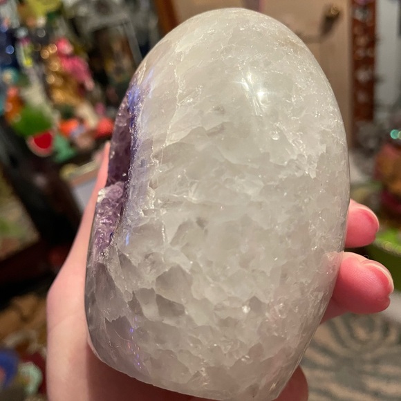 Quartz and amethyst druzy freeform - Picture 14 of 14